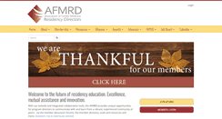 Desktop Screenshot of afmrd.org