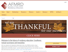 Tablet Screenshot of afmrd.org